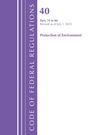 Text links: "CODE OF FEDERAL REGULATIONS". Oben: "40", "Parts 79 to 80", "Revised as of July 1, 2025". Rechts: "Protection of Environment". Lila vertikaler Streifen links.
