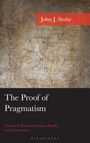 Titel: „The Proof of Pragmatism“ von John J. Stuhr. Rustikale, gezeichnete Metalloberfläche.