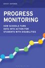 Titel: Progress Monitoring; Untertitel: How Schools Turn Data into Action for Students with Disabilities. Bunte Linie mit Punkten.
