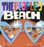 "The People's Beach". Großes Gesicht mit herzförmigen Sonnenbrillen, die Szenen vom Strand reflektieren.