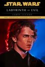 „Star Wars: Labyrinth of Evil, James Luceno, The Essential Legends Collection“. Illustration eines Mannes mit ernstem Gesichtsausdruck.