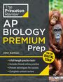 "The Princeton Review AP Biology Premium Prep, 29th Edition; 6 practice tests, online practice, techniques, content review."  
Links Text, rechts Orang-Utans.
