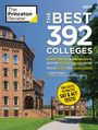 "The Princeton Review: The Best 392 Colleges 2025. Zugang zu SAT & ACT Tests! Historische Backsteingebäude und blauer Himmel."