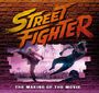 Text: "Street Fighter: The Making of the Movie." Szene: Zwei Kämpfer in dynamischen Posen vor einem Publikum.