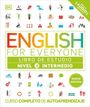 ENGLISH FOR EVERYONE, Libro de Estudio, Nivel 3 Intermedio, Kurs mit Bildern von Alltagsszenen.