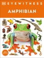Text: "EYEWITNESS AMPHIBIAN, NEW EDITION". Titelbild mit buntem Frosch und verschiedenen Amphibien.