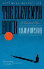 Text: "National Bestseller. The Eleventh Hour: A Quintet of Stories. Salman Rushdie." Silhouette einer Person mit langem Schatten.