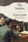 „The Yeshiva, A Novel“ von Chaim Grade, übersetzt von Curt Leviant. Illustration: Drei Männer diskutieren über ein Buch.