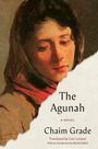 "The Agunah: A Novel" von Chaim Grade, übersetzt von Curt Leviant. Gemälde einer nachdenklichen Frau mit rotem Schal.