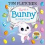 "There's a Bunny in Your Book" von Tom Fletcher. Ein fröhlicher weißer Hase umgeben von bunten Ostereiern.