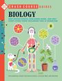 "Crash Course Guides: Biology - How species evolve, how genes work, and why every living thing is connected." Illustration zeigt Mensch und Hund.
