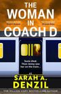 "The Woman in Coach D" oben. Darunter Lobzettel. "Susie died. Then Jenny saw her on the train..." Zugtür mit erhobener Hand.