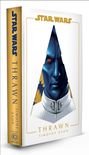 "Star Wars", "Thrawn", "Timothy Zahn". Illustration eines blauhäutigen Mannes mit roten Augen in Uniform.