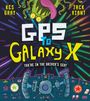„GPS to Galaxy X: You’re in the driver’s seat.“ Bunte Illustration mit einem grünen Alien und einem Armaturenbrett im Weltraumdesign.