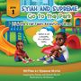 Text: "Syiah and Supreme Go to the Park", "Autism is not a disability, it's a different ability."

Zwei Kinder auf einem Spielplatz. Illustrativ.