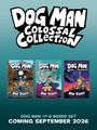 "Dog Man Colossal Collection. Dog Man #7-9 Boxed Set. Coming September 2026." Boxsets mit Comicfiguren-Covern.