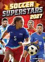 "Soccer Superstars 2027" in großer Schrift. Vier Fußballspieler in Aktion, vorne eine Spielerin mit USA-Trikot und die Zahl 5.