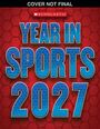 Text: "COVER NOT FINAL" oben, "YEAR IN SPORTS 2027" groß und blau in der Mitte, roter Hintergrund mit Wabenmuster.