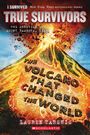 Der Titel lautet "True Survivors: The Volcano That Changed the World". Ein Vulkan speit Lava und Asche aus.