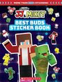 "More than 200+ Stickers! Best Buds Sticker Book. Digitale Figuren im Pixelstil, bunte und fröhliche Gestaltung."