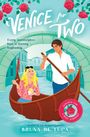"Venice for Two", "Every masterpiece has a messy beginning", "Author of My Roman Summer", zwei Personen in einer Gondel.