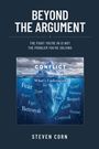 "Beyond the Argument" steht oben, darunter: "The fight you're in is not the problem you're solving." Bild eines Eisbergs.