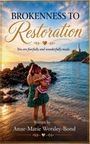 Titel: "Brokenness to Restoration". Untertitel: "You are fearfully and wonderfully made." Eine Frau mit Kind am Strand.