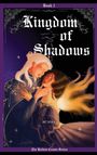 Text: Book 2, Kingdom of Shadows, HP NERO, The Hollow Crown Series. 

Illustration: Zwei Figuren mit langen Haaren in eleganter Kleidung, umgeben von dunklen Tönen.