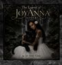 "The Legend of JoyAnna (A Poem)" von Jo Ann Gray. Eine Frau in einem weißen Kleid umarmt einen schwarzen Panther vor einem Wasserfall.