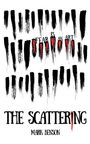 „Fear is an art. The Scattering. Mark Benson“. Schwarze und rote Pinselstriche, chaotisch verteilt.