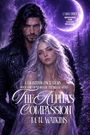 Der Text beschreibt "The Alpha's Compassion", über einem Paar vor einem lilafarbenen Vollmond in einer mystischen Nacht.
