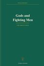 Der Text lautet: "Gods and Fighting Men, Lady Augusta Gregory." Oben steht "IRISH CULTURE PROJECT" und unten "ROSMERTA PUBLISHING".