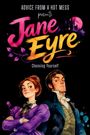 „Therapy with the Classics presents Jane Eyre Choosing Yourself“. Illustration mit Frau in lila Kleid, Mann in Anzug.