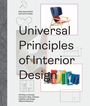 „Universal Principles of Interior Design“ von Kelly Harris Smith und Chris Grimley, Bild mit Stuhl und Stoffmustern.