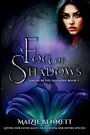 „A Fog of Shadows: Sirens in the Shadows Book 1“. Frau mit langen dunklen Haaren, blauer Fischschwanz im Vordergrund.