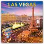 Text: "LAS VEGAS 2027 16-MONTH CALENDAR." Skyline von Las Vegas mit Springbrunnen und Eiffelturm-Nachbildung.