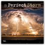 Text "a Perfect Storm" und "2027 16-MONTH CALENDAR". 
Helles Gewitter mit Blitzen über dunkler Landschaft.
