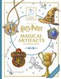 „25 Years of Magic“, „Harry Potter Magical Artifacts Coloring Book“. Illustrationen von magischen Gegenständen.