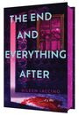 „THE END AND EVERYTHING AFTER“ in großen Buchstaben, „Aileen Iaccino“ darunter. Ein Fenster, ein blutiger Boden.