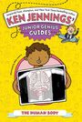 "Ken Jennings' Junior Genius Guides: The Human Body." Illustration: Kind mit Röntgenbild, gelber Hintergrund mit Skizzen.