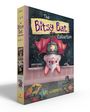 „The Bitsy Bat Collection“ und „Kaz Windness“. Ein illustriertes Buchcover mit einer niedlichen Fledermaus.