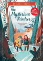"The Mysterious Reindeer. 24 chapters to read before Christmas. Natacha Godeau, Tristan Gion." Illustration: Kinder mit Rentier.