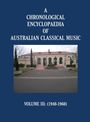 Stephen Pleskun: A Chronological Encyclopaedia of Australian Classical Music, Buch