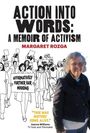 "Action into Words: A Memoir of Activism. Margaret Rozga." Illustration: Menschenmenge mit Schildern, Frau im Vordergrund.