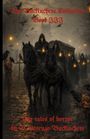 "The Buckinchere Collection, Book III. Six tales of horror by B. Lorenzo Buckinchere." Dunkle Figuren auf Pferden in nebliger Szene.
