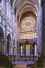 Text: "The Things We Stand For", "Victoria Hardy Childermass", "Marduke Manor #6". 

Innenansicht einer Kathedrale mit buntem Rosettenfenster.