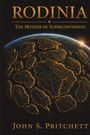 "RODINIA: The Mother of Supercontinents" von John S. Pritchett. Illustration eines Superkontinents auf einem Planeten mit Sonnenglanz.
