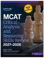 Der Text lautet: "MCAT Critical Analysis and Reasoning Skills Review 2027–2028". Schachfiguren im Hintergrund.