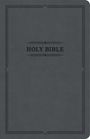 : KJV Thinline Bible, Value Edition, Charcoal Leathertouch, Buch