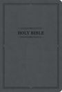 Holman Bible Publishers: KJV Large Print Thinline Bible, Value Edition, Charcoal Leathertouch, Buch